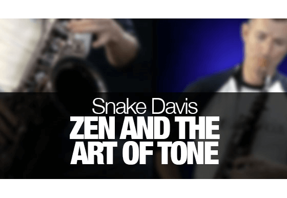 Saxophone tone tips from Snake Davis