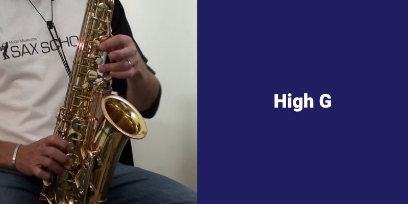 altissimo High G on saxophone 