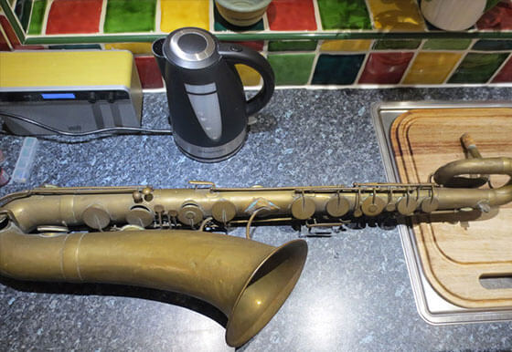 Restoring a vintage baritone saxophone