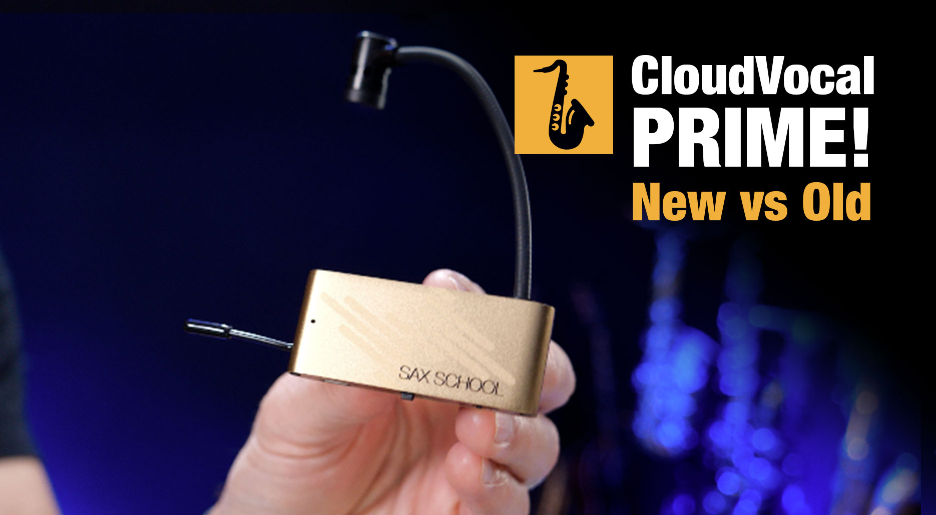 Cloudvocal Prime saxophone mic review from Sax School Online
