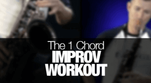 The 1 chord improv workout for saxophone