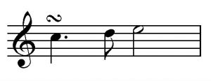 Saxophone turn example 1