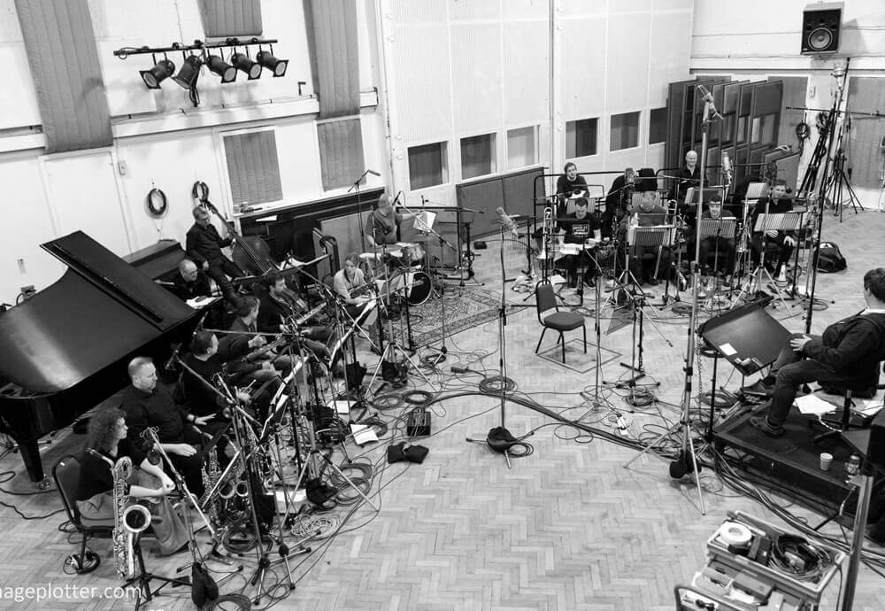 Dave O'Higgins recording at Abbey Road Studios