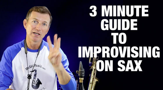 How to improvise on sax in 3 minutes