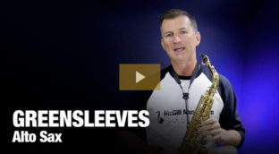 Greensleeves in Alto Sax