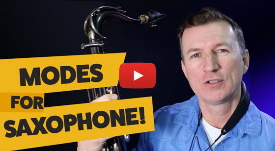 Jazz mode and how to use it on saxophone