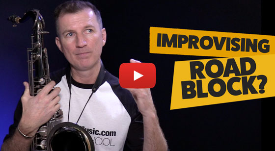 Improvising Roadblock on sax tips