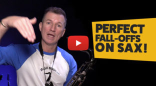 Perfect saxophone fall offs in 5 steps by Nigel McGill