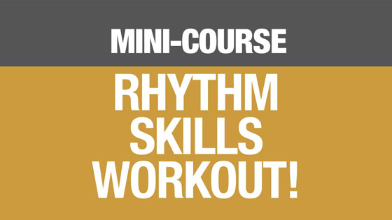 Rhythm Skills Workout for sax
