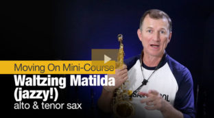 Waltzing Matilda in alto and tenor sax