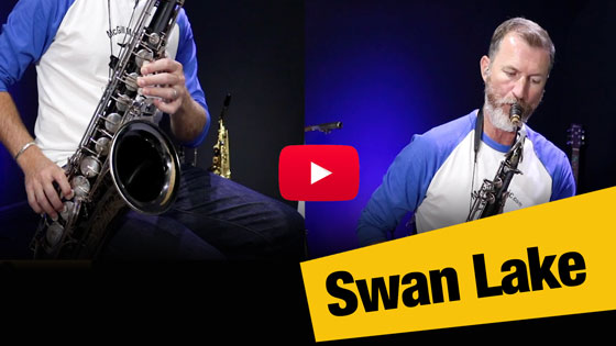 Swan Lake in alto and tenor saxophone by Nigel McGill