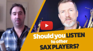 Should you listen to other saxophone players?