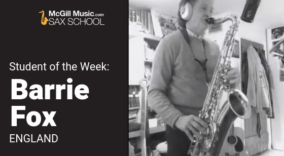 Student of the Week - Barrie Fox