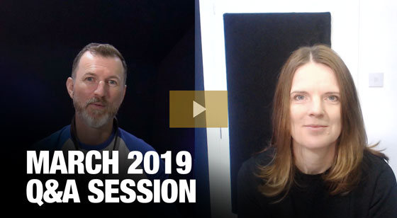 Sax School March 2019 Q and A Session