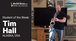 Sax School Student of the Week: Tim Hall