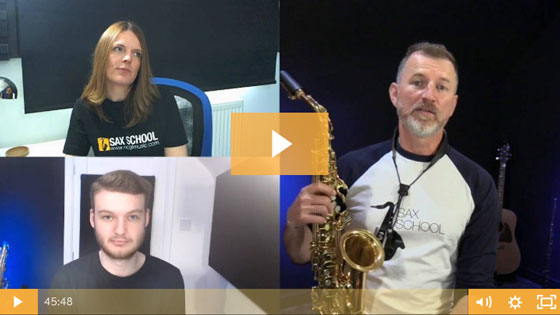 Sax School May Q and A Session