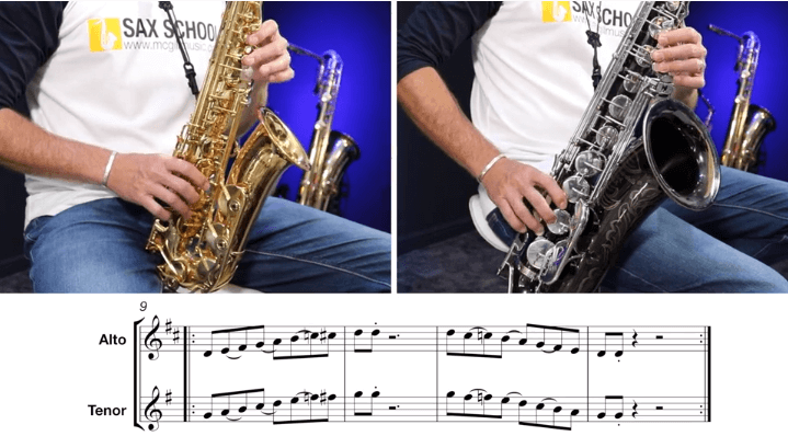 Be-Bop Articulation Workout for saxophone
