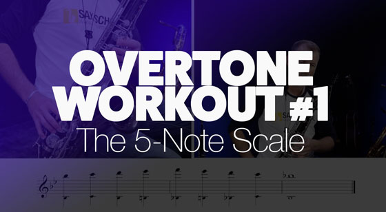 Overtone Workout: the 5-Note Scale