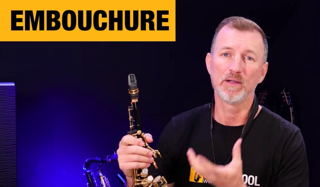 Working on your embouchure will help your saxophone learning