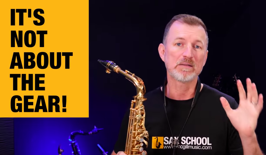 buying loads of new saxophone gear can hold back your saxophone progress