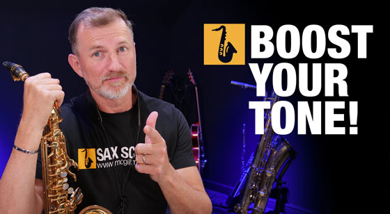 Boost your tone on alto and tenor saxophone by Nigel McGill