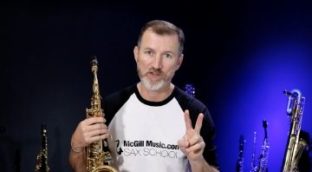 Nigel McGill sharing his favourite things about sax