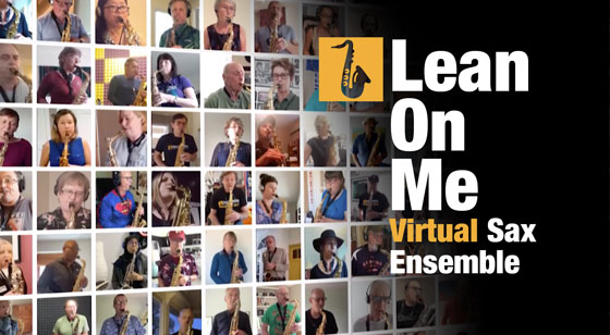 Lean On Me Virtual Saxophone Ensemble from Sax School