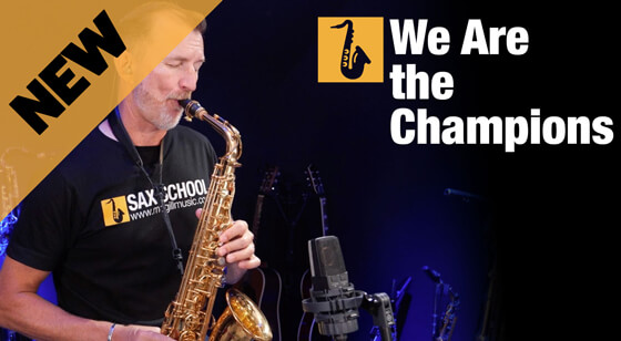We Are The Champions on sax by Nigel McGill