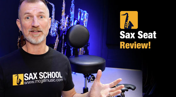 Nigel McGill Sax School reviews the Sax Seat