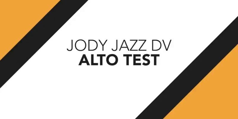 jody jazz dv saxophone mouthpiece alto test