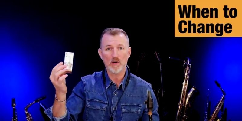 When to change your saxophone reed