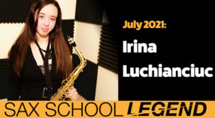 Sax School legend Irina loves playing Classical Saxophone