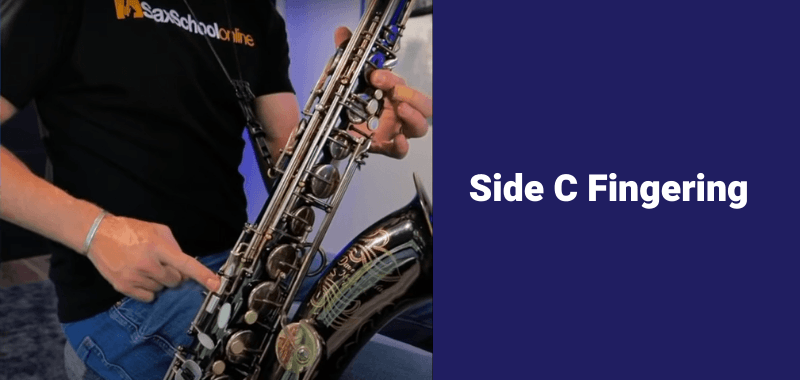 how to play b flat on saxophone alternate fingerings C side