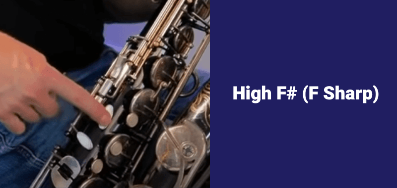 How to play B flat on saxophone alternate fingerings f sharp