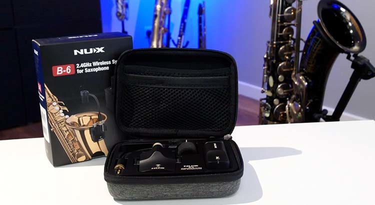 Nux B6 wireless saxophone mic