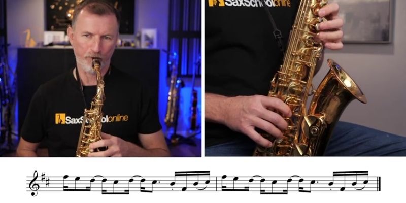 DJ Sax licks to learn Yarden Saxophone lesson from SaxSchoolOnline