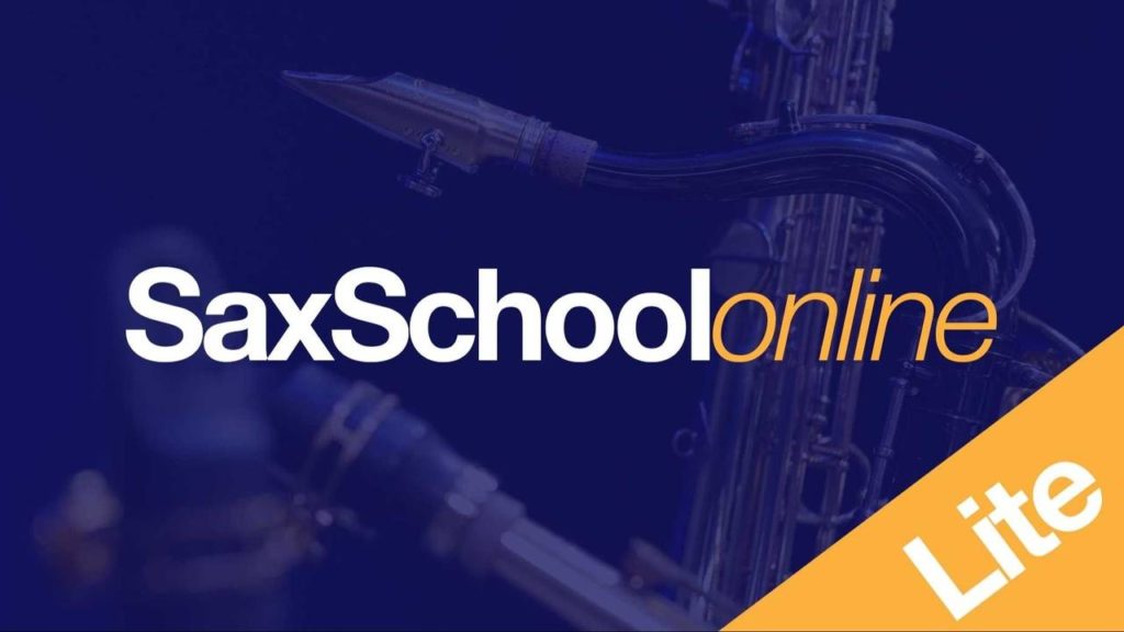 Sax School LITE 9 level learning programme for saxophone