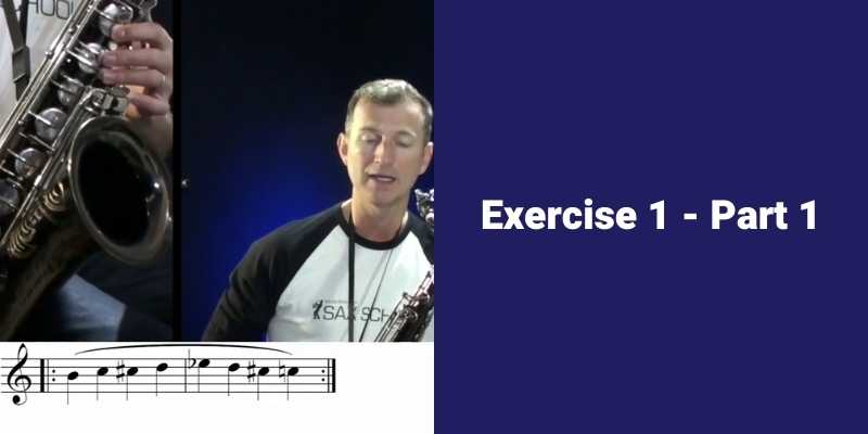 7 chromatic workouts for saxophone exercise 1 sax school online