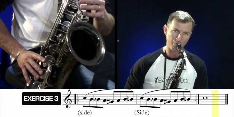 chromatic workouts for sax exercise 3 sax school online