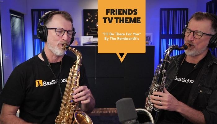 top saxophone songs Friends theme sax school online