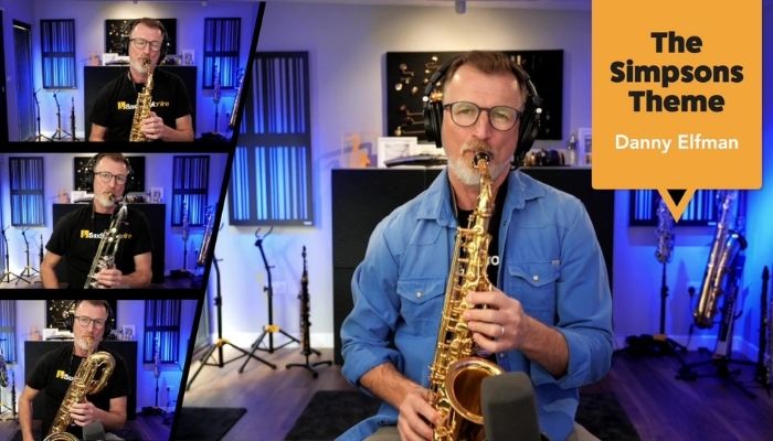 top saxophone songs the simpsons theme sax school online