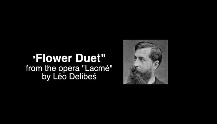 Making your own saxophone exercises using the Flower Duet by Delibes