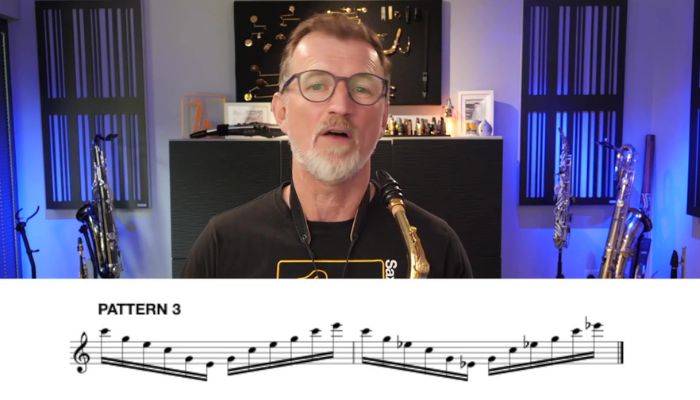 Make your own Saxophone arpeggio workout technique exercises Sax School Online