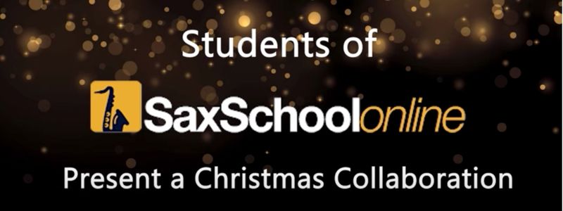 Christmas sax collaboration Sax School Online