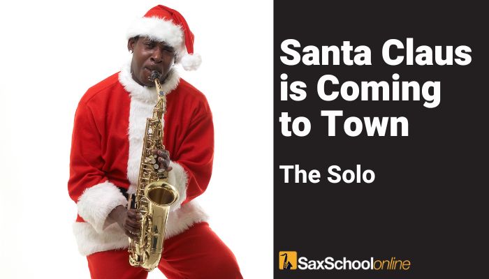 santa claus is coming to town the Clarence Clemons sax solo