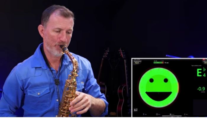 how to tune your sax with tonal energy tuning app Sax School Online