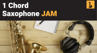 1 chord saxophone Jam sax school online