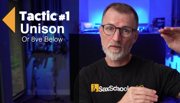 How to write for horn section tactic 1 unison. Sax School Online