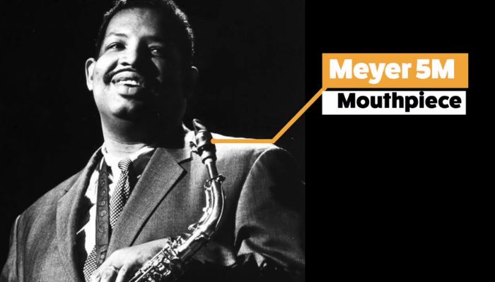 Cannonball Adderley used Meyer mouthpiece on alto sax. Sax School Online