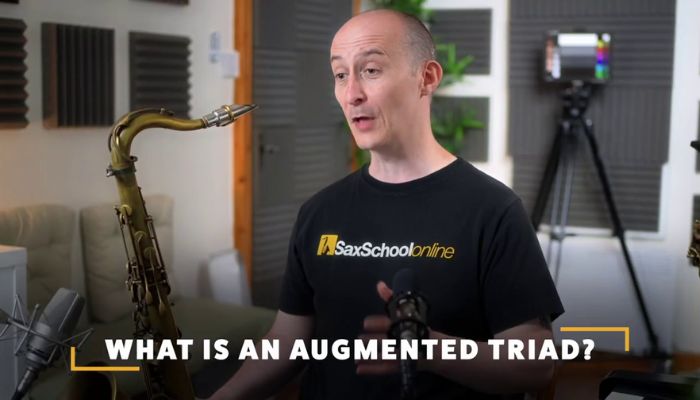 Better sax solos. What is an augmented triad. Sax School Online